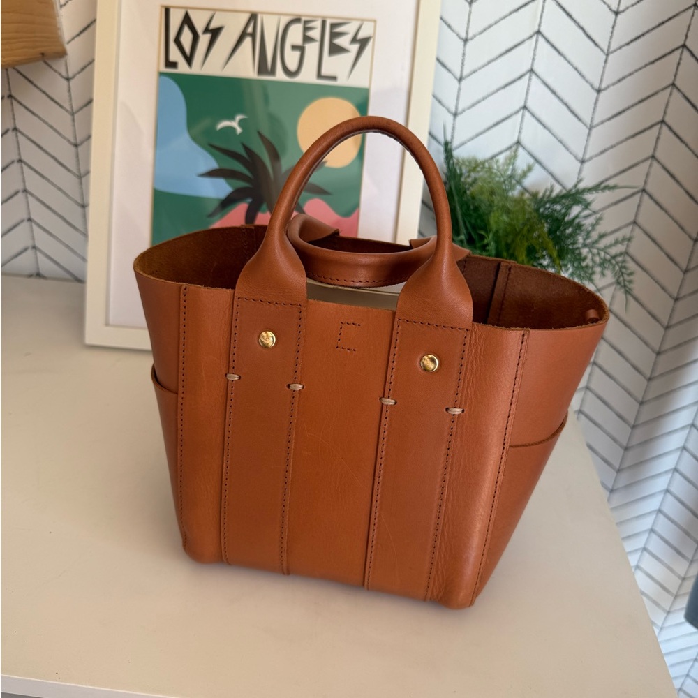Clare V Tan Leather Tote